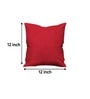 Yellow Poly Cotton Gift for Mother 12x12 inches 1 Cushion Cover with Filler and Free Greeting Card