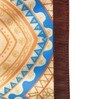 Zeba (84x12) Yellow & Blue Polycanvas Table Runner