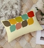 Yellow Polycotton Abstract 12x18 inches Cushion Covers (Pack of 2)