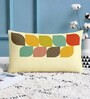 Yellow Polycotton Abstract 12x18 inches Cushion Covers (Pack of 2)