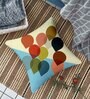 Yellow Polycotton Abstract 24x24 inches Cushion Covers (Pack of 2)