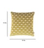 Yellow Geometric PolyCotton 16 x 16 Inches Cushion Cover