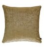 Yellow Solid Poly Cotton 16 x 16 Inches Cushion Covers (Set of 2)