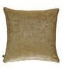 Yellow Solid Poly Cotton 16 x 16 Inches Cushion Covers (Set of 2)