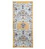 Yellow Polyester 24 x 60 Inches Machine Made Floor Runner