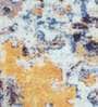 Yellow Polyester 24 x 60 Inches Machine Made Floor Runner
