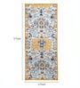 Yellow Polyester 24 x 60 Inches Machine Made Floor Runner