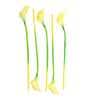 Yellow Polyester Artificial Callalily Flower