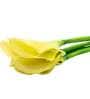 Yellow Polyester Artificial Callalily Flower