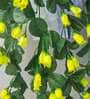 Yellow Polyester Artificial Creeper Without Pot