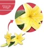 Yellow Polyester Artificial Flower