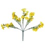 Yellow Polyester Artificial Flower