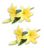Yellow Polyester Artificial Flower