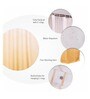 Yellow Shower Polyester 6 Ft Blackout Eyelet Shower Curtain