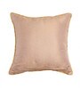 Yellow Traditional Polyester Blend 16 x 16 Inches Cushion Cover
