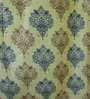 Yellow Floral Polyester 9 Ft Blackout Eyelet Door Curtains (Set of 2)