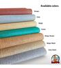 Yellow Polyester Solid 9 ft Semisheer Loop Top Door Curtains (Set of 2)