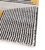 Yellow Polypropylene Abstract 5 x 3 Feet Machine Made Bedside Runner