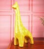 Yellow Polyresin Premium Ziraffe Figurine