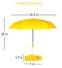 Yellow Portable Capsule Shaped UV Protection Umbrella