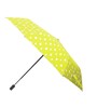 Yellow UV Coated Color Changing 3 Fold Nylon Umbrella