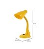Yellow Pvc Shade Study Lamp With Yellow Base