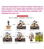 Yellow Quartz Stone Fortune Crystal Tree Showpiece