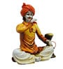 Yellow Rajasthani Hookah Man