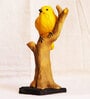 Yellow Resin Chidiya Figurine