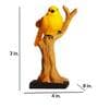 Yellow Resin Chidiya Figurine