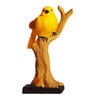 Yellow Resin Chidiya Figurine