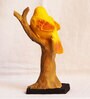 Yellow Resin Chidiya Figurine