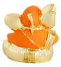 Yellow Resin Small Ganpati Statue Ganesha Idol
