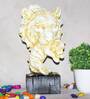 Yellow Resin Tiger Showpiece