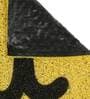 Yellow Rubber Coir 24X16 Inches Anti-Skid Door Mat
