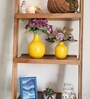 Yellow Set of 2  Metal Vase