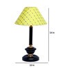 Yellow Shade Table Lamp With Metal Base