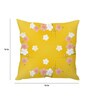 Yellow Silk 16 x 16 Inch Spring Cushion Cover