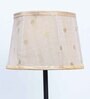 Emphasis Yellow Silk Printed Lampshade