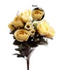 Yellow Silk Rose Silk Bunch Single Stem Flower