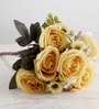 Yellow Silk Rose Silk Bunch Single Stem Flower