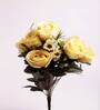 Yellow Silk Rose Silk Bunch Single Stem Flower