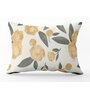 Yellow Floral 144 TC Cotton Single Bedsheet with 1 Pillow Cover