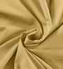 Yellow Solid 200 TC Cotton King Size Bed Sheet with 2 Pillow Covers 24 Collection