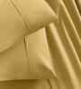 Yellow Solid 200 TC Cotton King Size Bed Sheet with 2 Pillow Covers 24 Collection