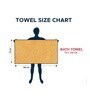 Yellow Solid 400 GSM Microfiber Bath Towel