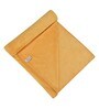Yellow Solid 400 GSM Microfiber Bath Towel