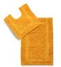 Yellow Solid Cotton 31.5x20 Inches Max Absorbant Bath Mat