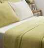 Yellow Solid TC 256 Cotton Single Bed Bedcover
