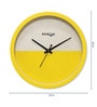 Yellow Solid Wood Wall Clock